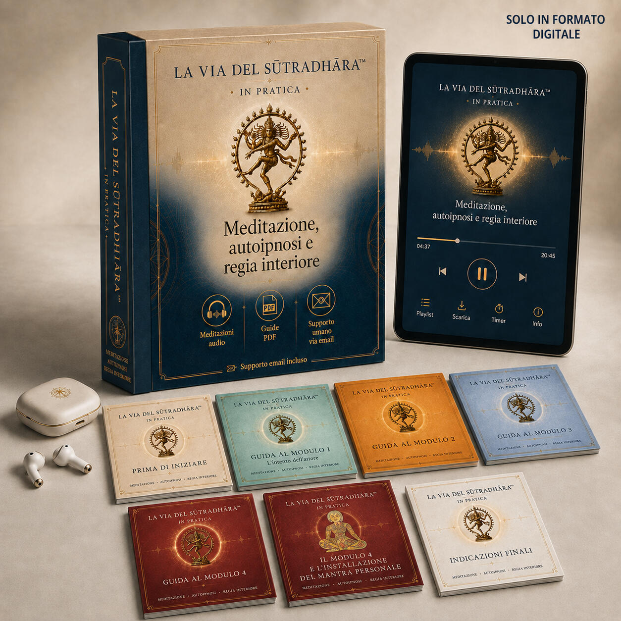 La Via del Sūtradhāra in pratica — percorso guidato online di meditazione, autoipnosi e regia interiore La Via del Sūtradhāra in pratica — percorso guidato online di meditazione, autoipnosi e regia interiore