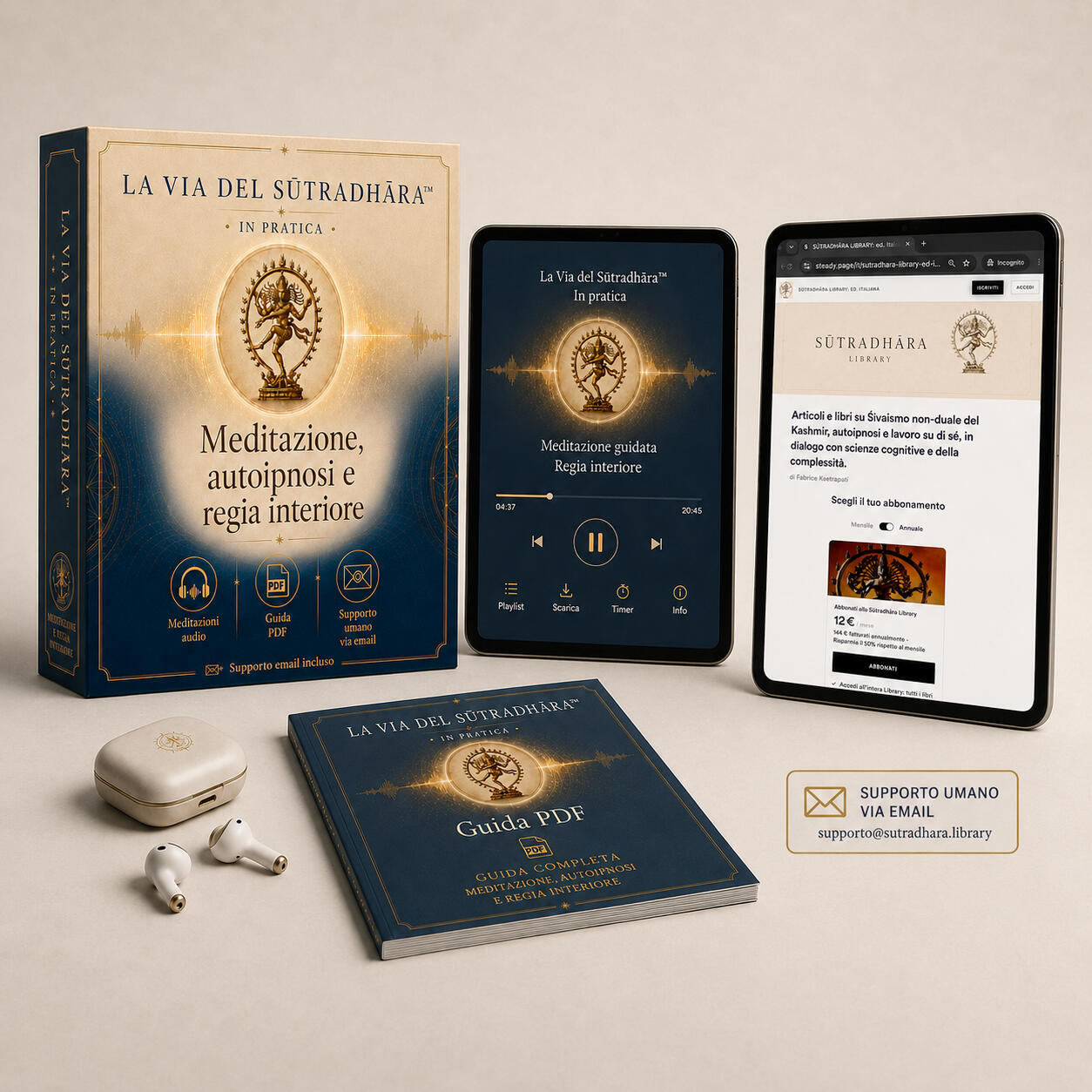La Via del Sūtradhāra in pratica — percorso guidato online di meditazione, autoipnosi e regia interiore La Via del Sūtradhāra in pratica — percorso guidato online di meditazione, autoipnosi e regia interiore